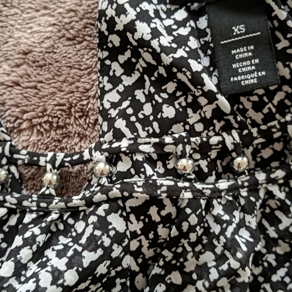 WHBM black/white halter dress size XS - Picture 4 of 6